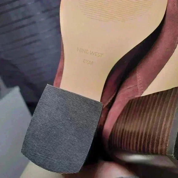 Nine west women's Mov colored healed boots size 8 1/2 M brand new - Picture 10 of 11